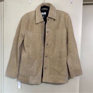 NWT Reformation Veda Lincoln Suede Shirt Jacket